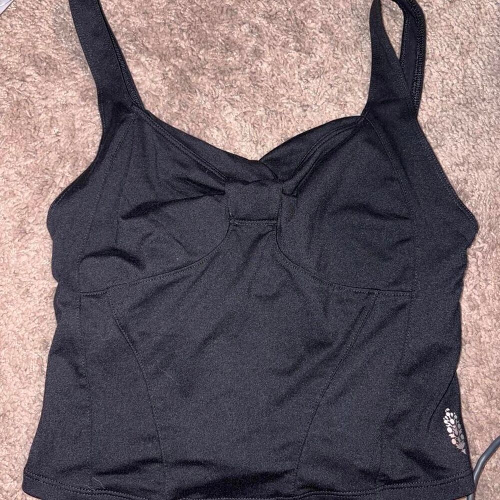 Free-people Women's Black and Navy Vest